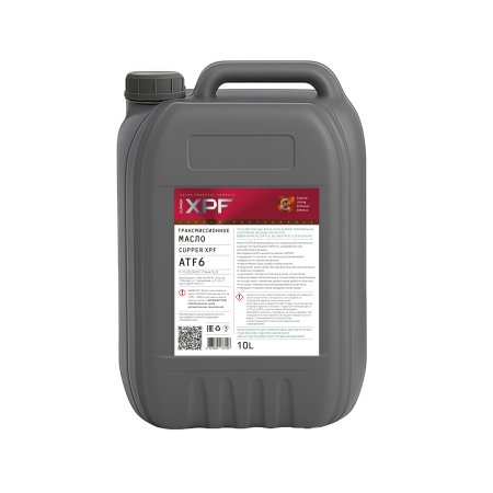 Масло трансмиссионное CUPPER ATF6 XPF (10 л)