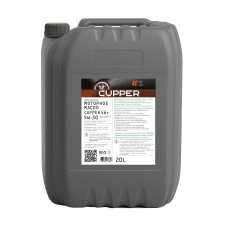 Масло моторное CUPPER V6+ 5W-30 (20 л)